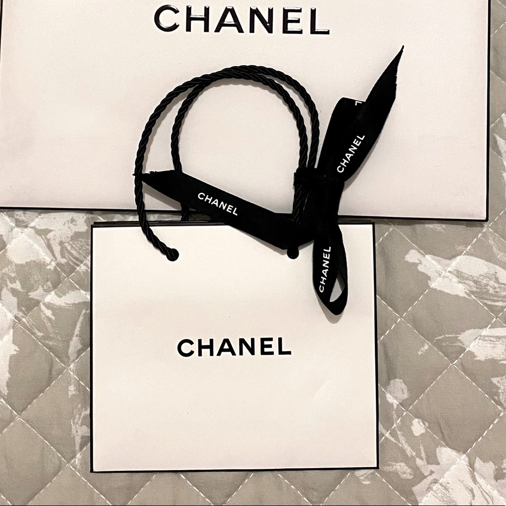 Authentic Chanel Logo Shipping bags